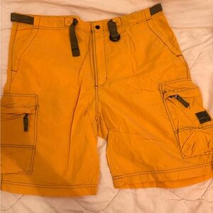 On Running Men's Bright Orange Cargo Shorts
